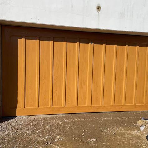 wood effect garage door
