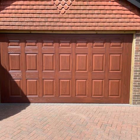 wood effect garage door